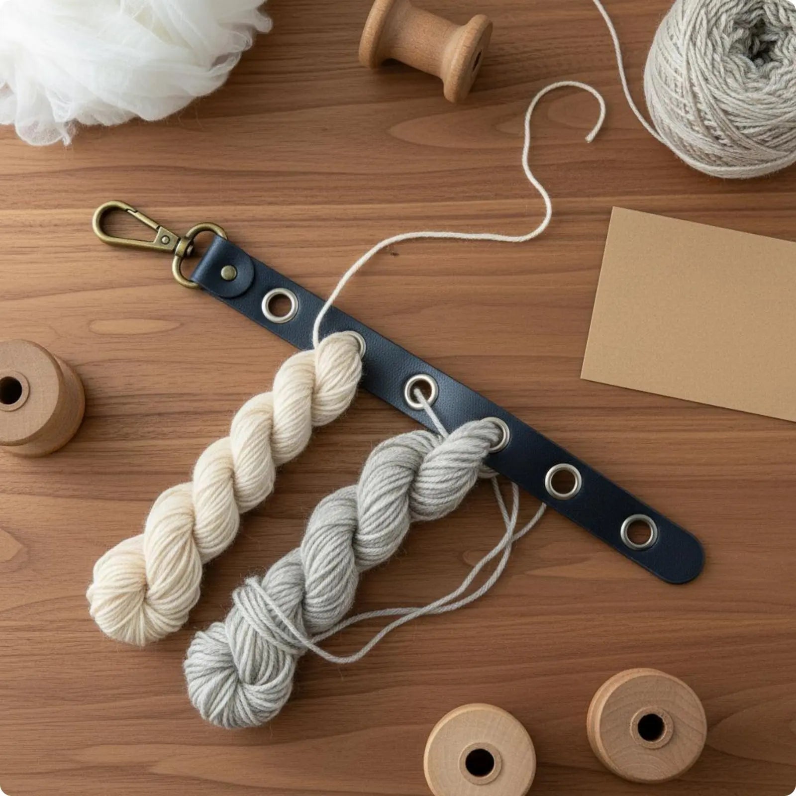 Leather Yarn Organizer