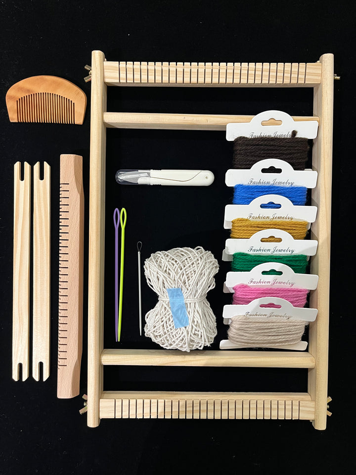 Wooden Weaving Loom Kit, 25 x 40 cm