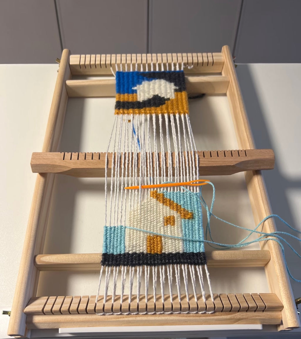 Wooden Weaving Loom Kit, 25 x 40 cm