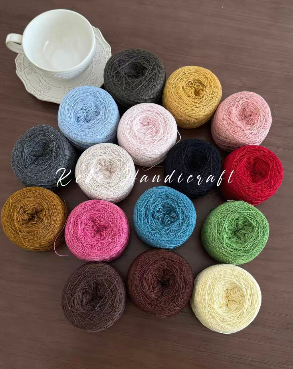 Warm Series 100% Wool Yarn for Knitting and Crochet, 6 Color