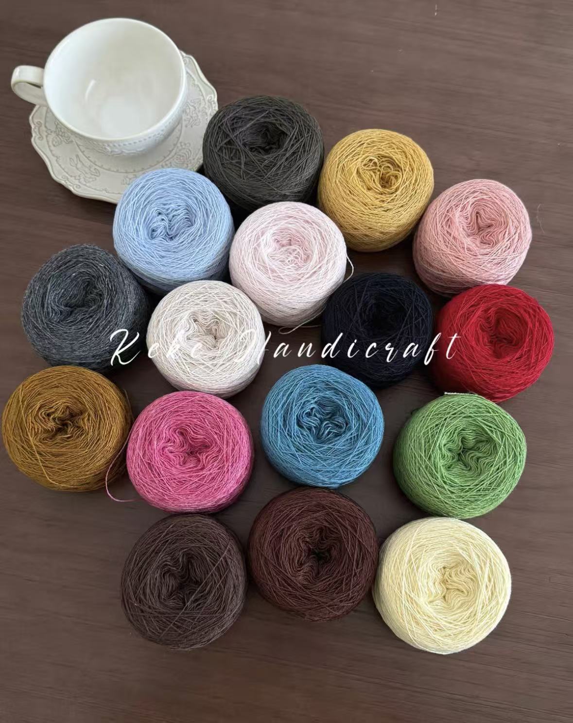 Warm Series 100% Wool Yarn for Knitting and Crochet, 6 Color