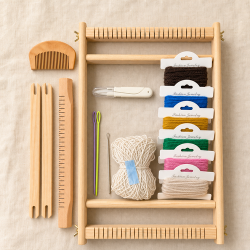 Beginner DIY Weaving Kit - Create Your First Woven Piece